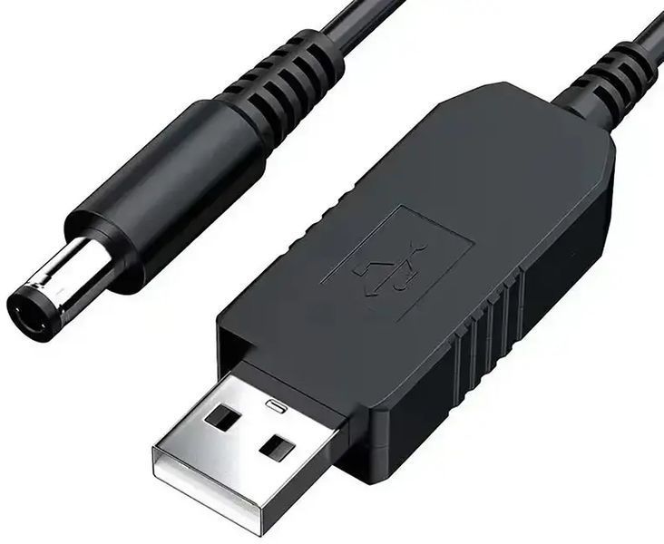 Кабель для роутера USB DC Power Cable 5V to 12V 58966 фото