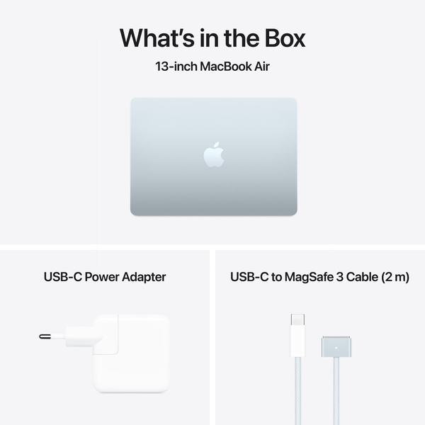 Laptop Apple MacBook Air 15" M4 24/512GB 2025 Sky Blue