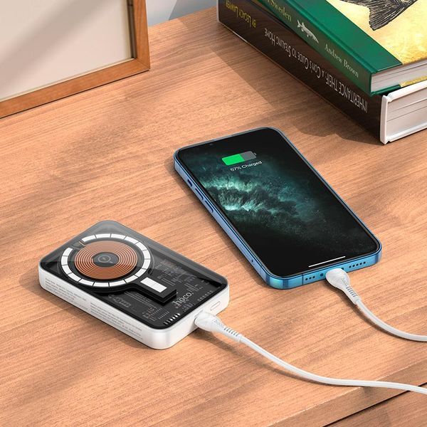 Портативний акумулятор HOCO Q10 5000mAh з бездротовою зарядкою 25725 фото
