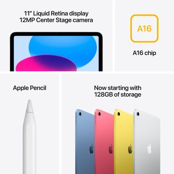 Планшет Apple iPad 11" A16 2025 Wi-Fi 128GB Pink 1135201 фото