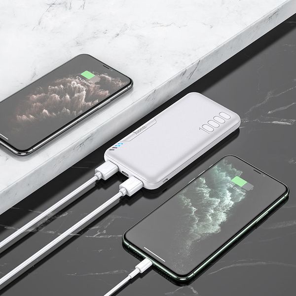 Портативний акумулятор HOCO J82 10000mAh (Білий) 30739 фото