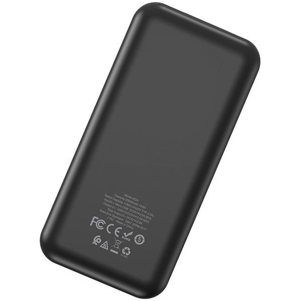 Портативний акумулятор HOCO J52A 20000mAh (Чорний) 22039 фото