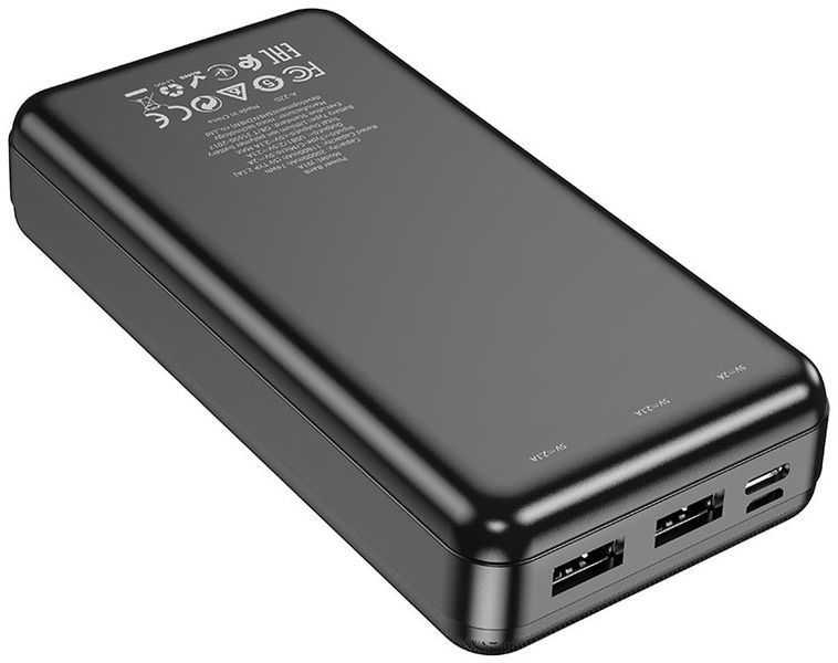 Портативний акумулятор HOCO J91A 20000mAh (Чорний) 35914 фото