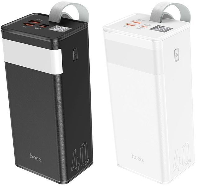 Портативний акумулятор HOCO J86 22.5W 40000mAh (Чорний) 32574 фото