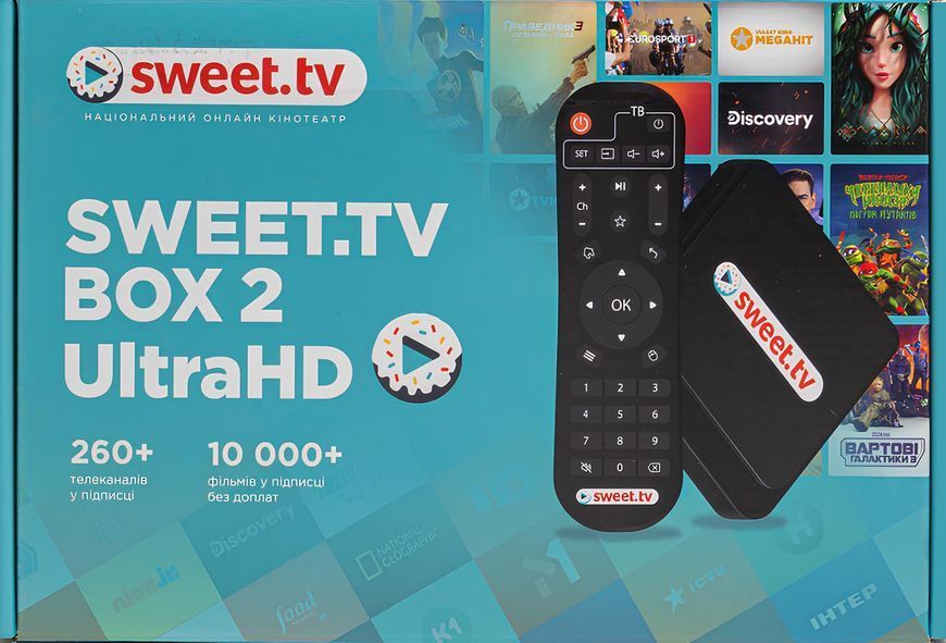 Смарт ТВ-приставка iNext SWEET.TV BOX 2 Ultra HD 13374 фото
