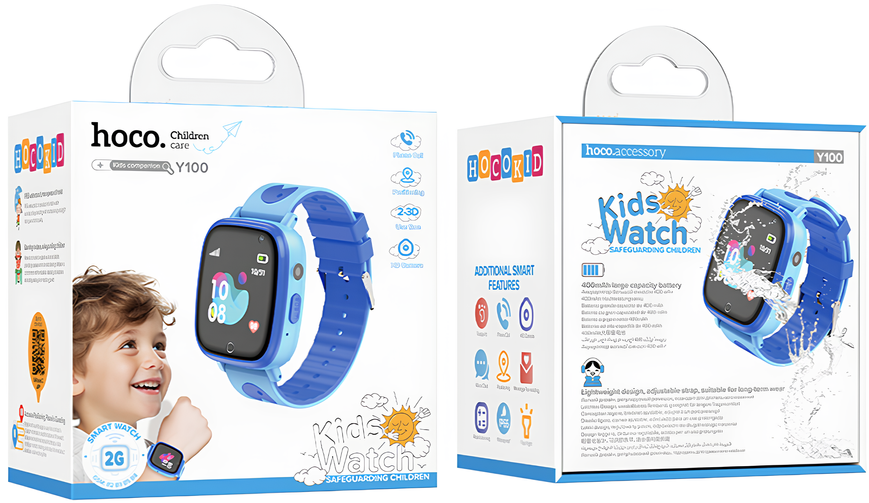 Children's Smart watch Hoco Y100 IP65 Blue