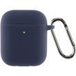 Case for headphones Silicone Case With Hook for Apple AirPods 1/2 Dark Blue