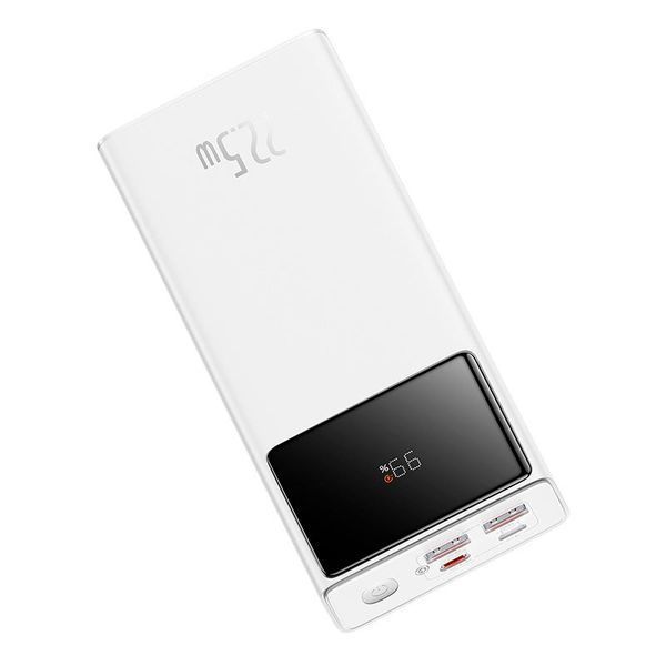 Портативний акумулятор Baseus Star Lord Display 22.5W 30000mAh (White) 24533 фото