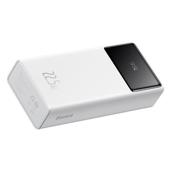 Портативний акумулятор Baseus Star Lord Display 22.5W 30000mAh (White) 24533 фото