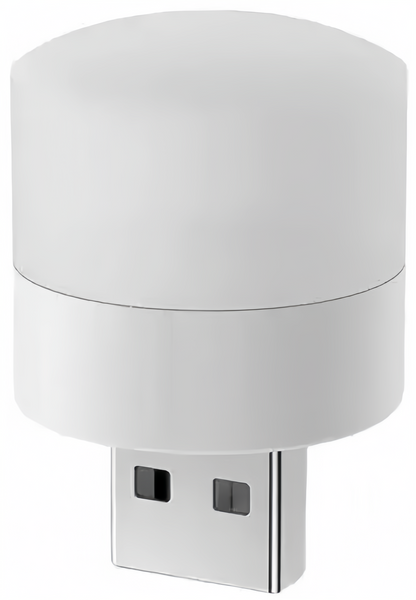 Портативна USB лампочка 5V/1W White 36777 фото