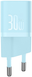 Baseus GaN5 FC mini 1C 30W charger Light Blue