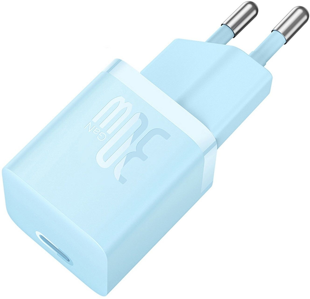 Baseus GaN5 FC mini 1C 30W charger Light Blue