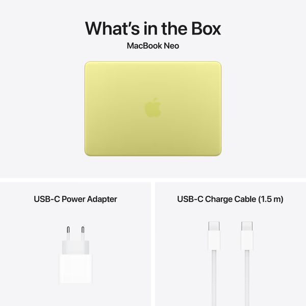 Laptop Apple MacBook Neo 13" A18 8/512GB Touch ID Citrus