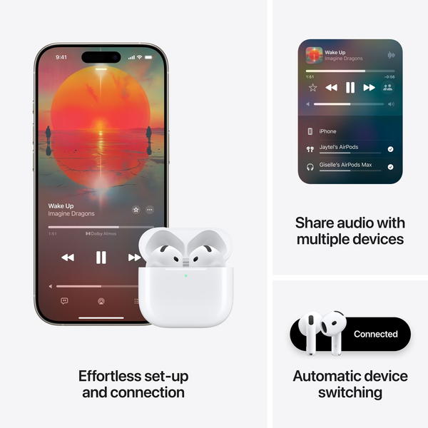 Apple AirPods 4 (MXP63ZE/A) White