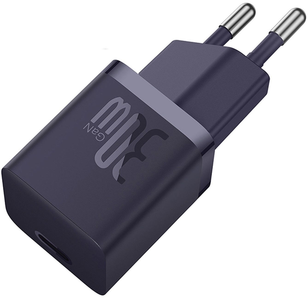 Baseus GaN5 FC mini 1C 30W charger Purple