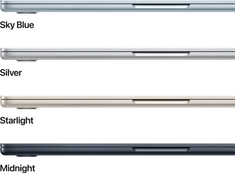 Laptop Apple MacBook Air 15" M4 16/256GB 2025 Sky Blue