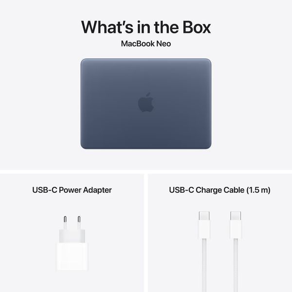 Laptop Apple MacBook Neo 13" A18 8/512GB Touch ID Indigo